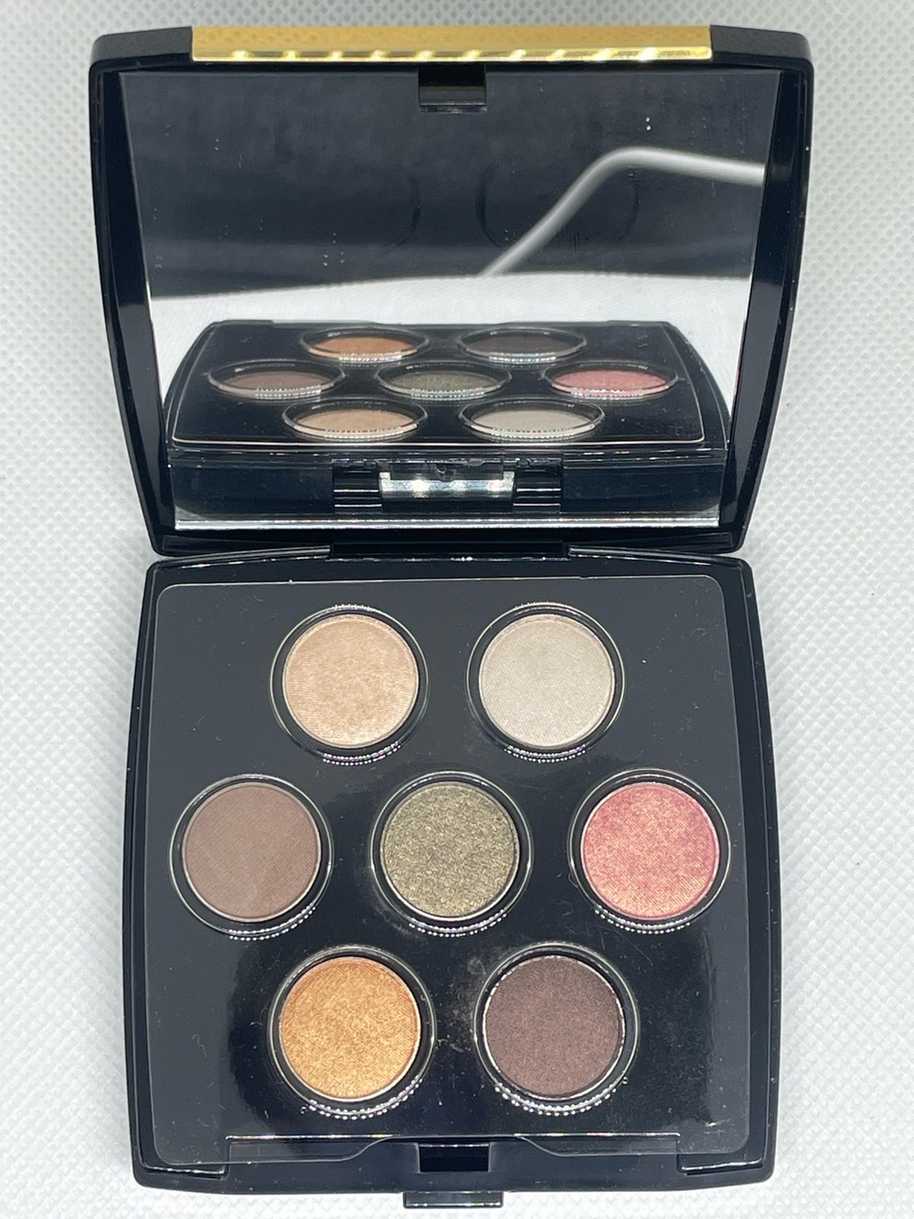Lancôme Color Design Compact w/ Mirror 7 Color Eyeshadow Palette .09 oz Rare New